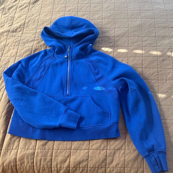 Scuba Half Zip Hoodie Riverside Color - Picture 3 of 5